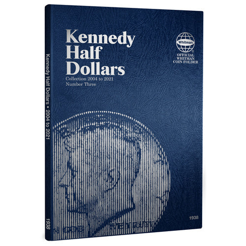 1938 Kennedy Half Dollars #3 Whitman Folder