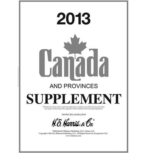 Canada 2013 Harris Supplements