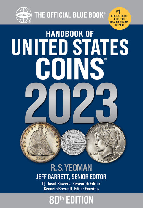 The Official Blue Book : Handbook of U.S. Coins 2023 Soft Cover Whitman Book