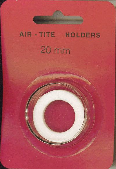 20mm Air-Tite Coin Capsule White Ring