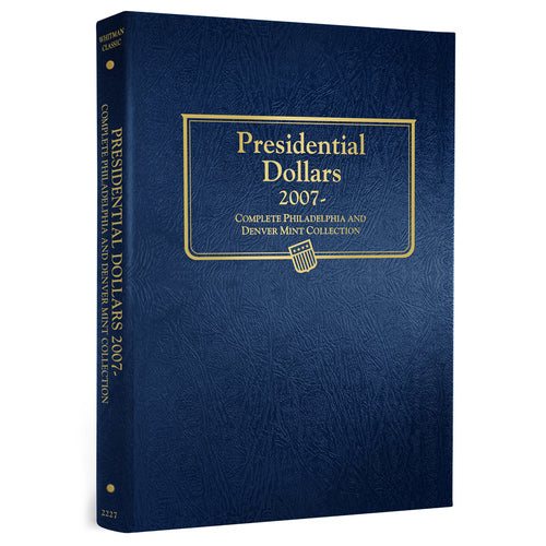 2227 - Presidential Dollars P&D Mints, 2007-2016 Whitman Album