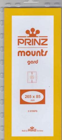Prinz Stamp  Mount 265 x 85 mm Strips & Panes Black
