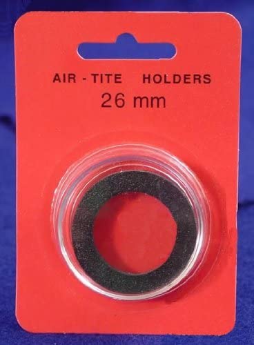 26mm Air-Tite Coin Capsule Black Ring