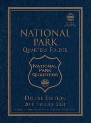 2875 National Park Quarters Deluxe Blue Whitman Folder