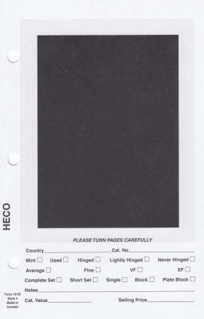 Heco #4 Stamp Sales Sheets (500 Qty)