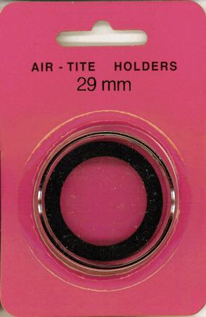 29mm Air-Tite Coin Capsule Black Ring