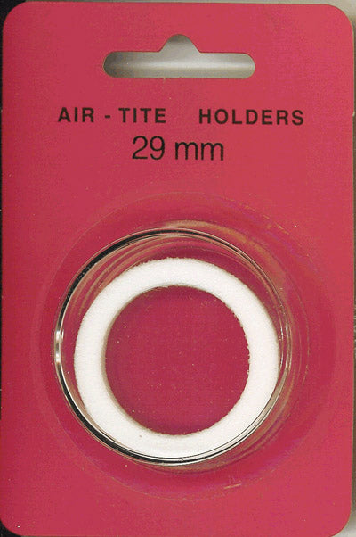 29mm Air-Tite Coin Capsule White Ring
