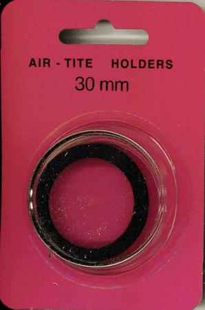 30mm Air-Tite Coin Capsule Black Ring