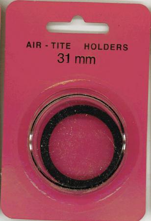 31mm Air-Tite Coin Capsule Black Ring
