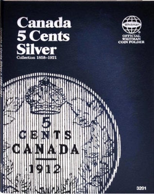 3201 5 Cent Silver Whitman Canada Folder