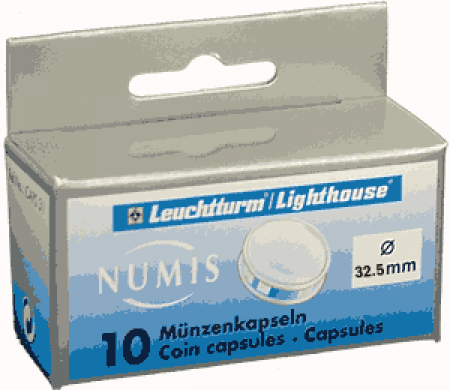 32.5mm -Lighthouse Coin Capsules