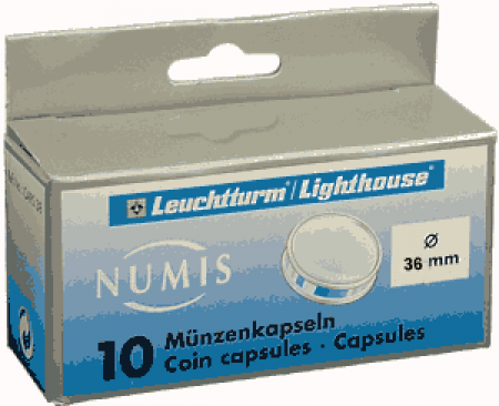 36mm -Lighthouse Coin Capsules