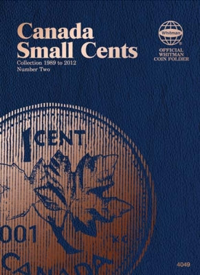 4049 Small Cents Volume 2 Whitman Canada Folder