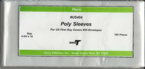 Heco #404 Poly Sleeves (100 Qty)