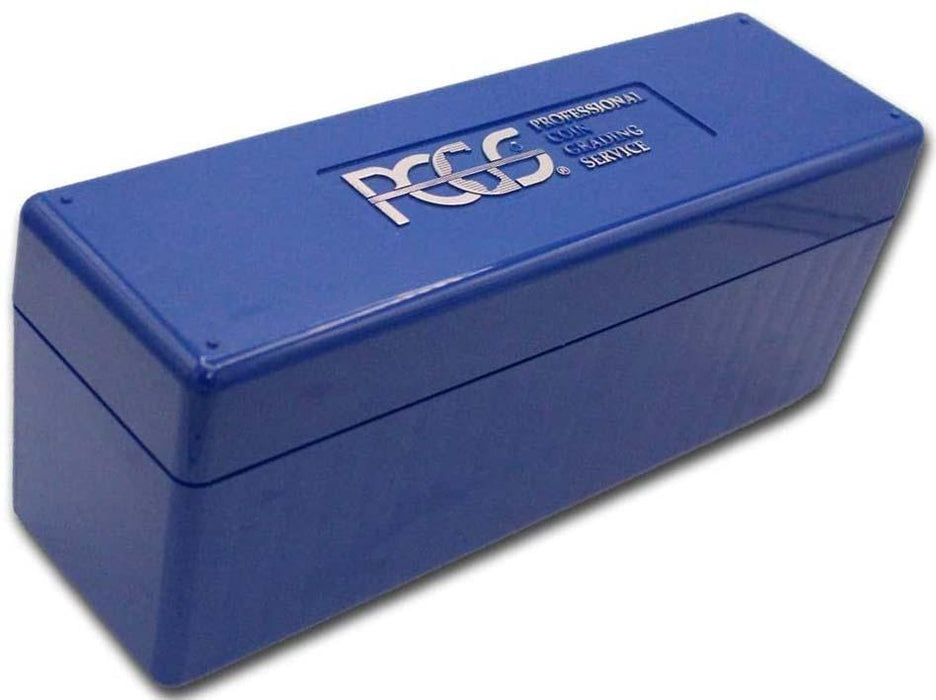 PCGS 9" Blue Plastic Slab Storage Box