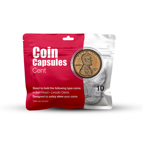 Cent - 19.1mm Whitman Coin Capsules