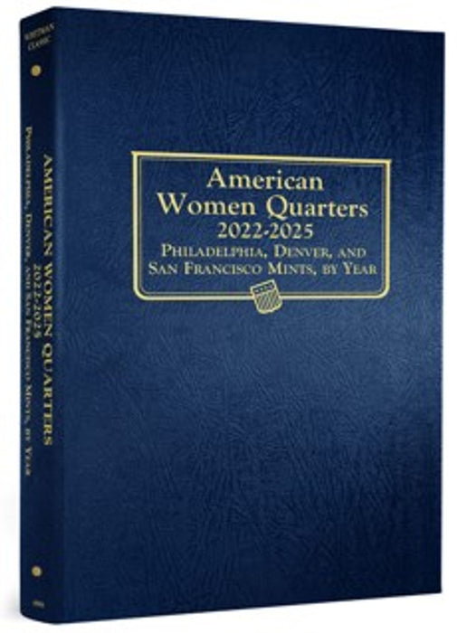 4989 American Women Quarters 2022-2025 Philadelphia, Denver, and San Francisco Mint Album