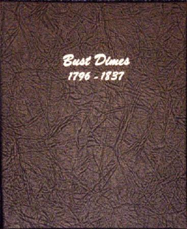 6121 Bust Dimes Dansco Album