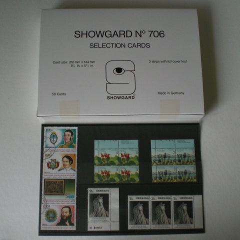 Showgard Approval Cards #706 box of 50