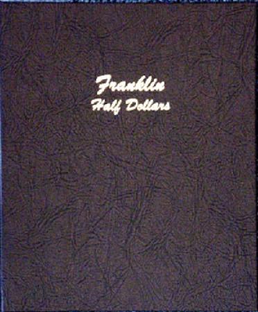 7165 Franklin Half Dollars Dansco Album