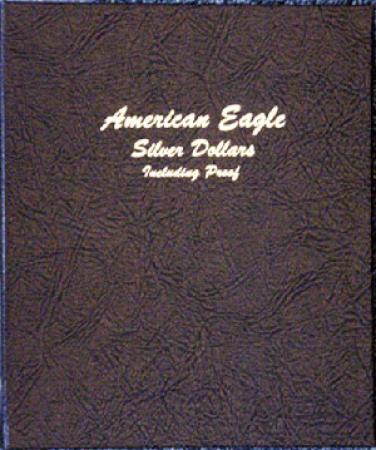 8181 American Eagle Silver Dollars / Proof Dansco Album