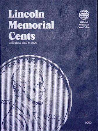 9000 Lincoln Memorial Cents #1 Whitman Folder
