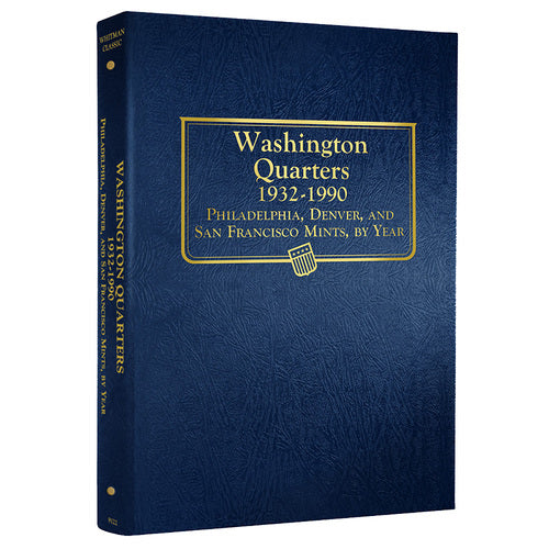 9122 - Washington Quarters, 1932-1990 Whitman Album