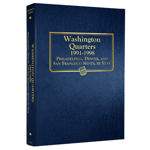 9123 - Washington Quarters, 1991-1998 Whitman Album