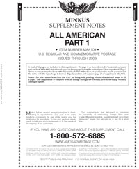 2009 Minkus All American Part 1