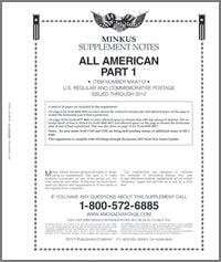 2012 Minkus All American Part 1