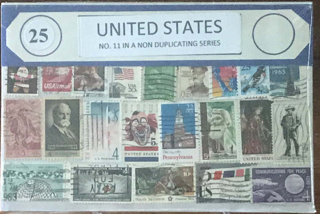 US Stamp packets #1 - #15