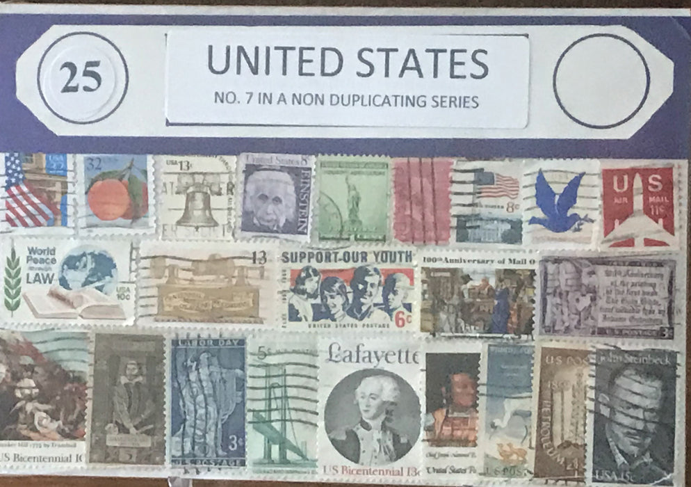 US Stamp packets #1 - #15