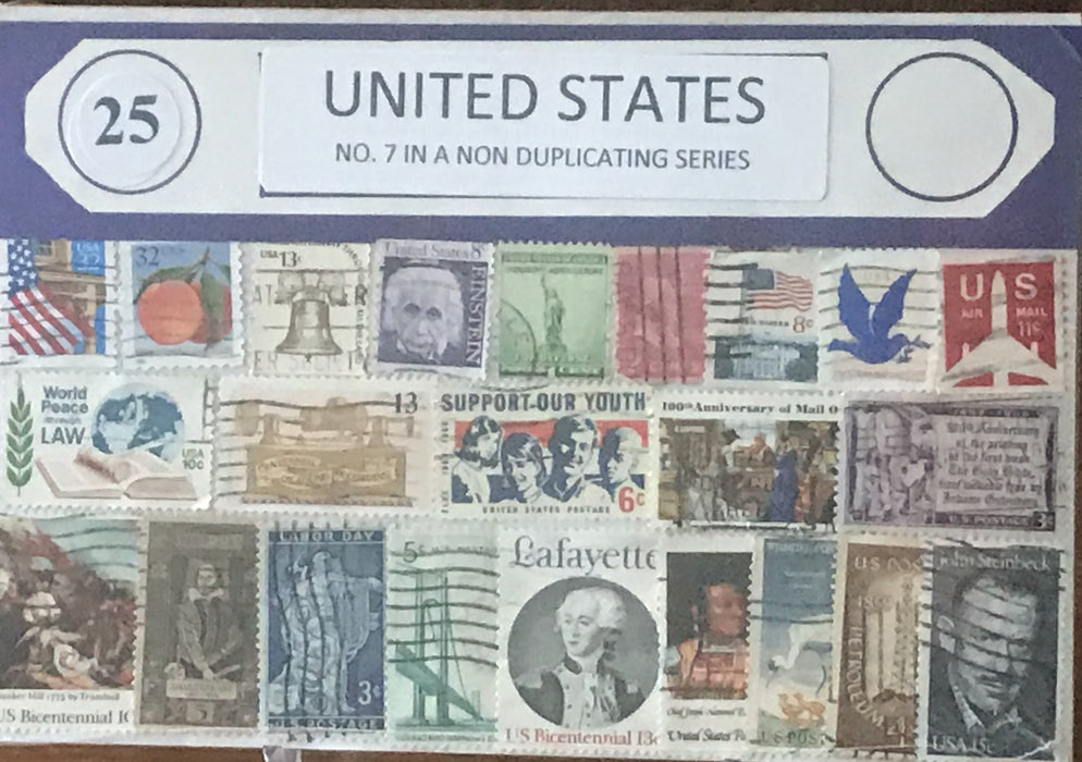 U.S. 7 Stamp Packet