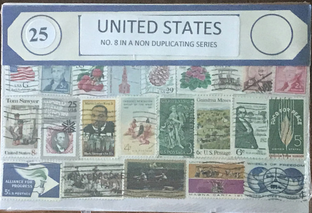 U.S. 8 Stamp Packet