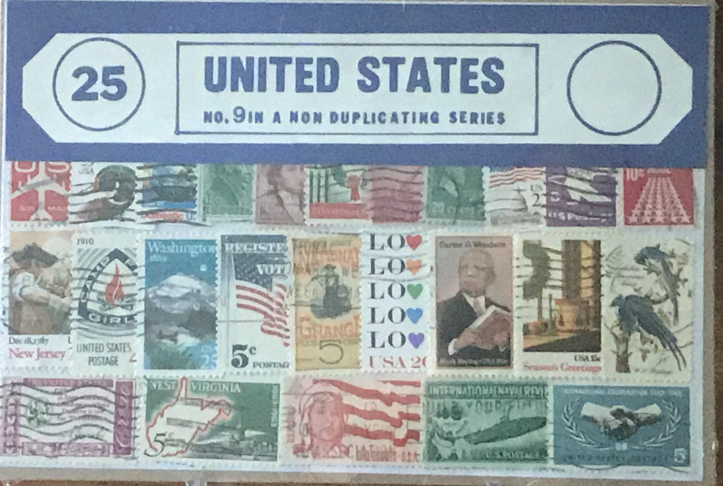 US Stamp packets #1 - #15