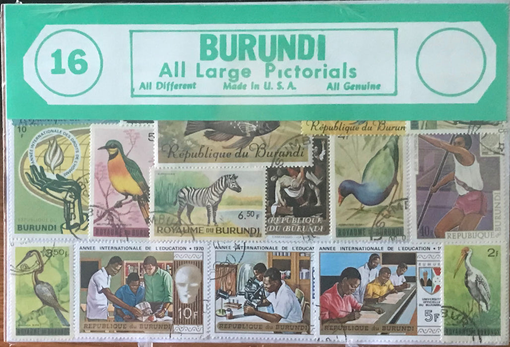 Burundi Stamp Packet
