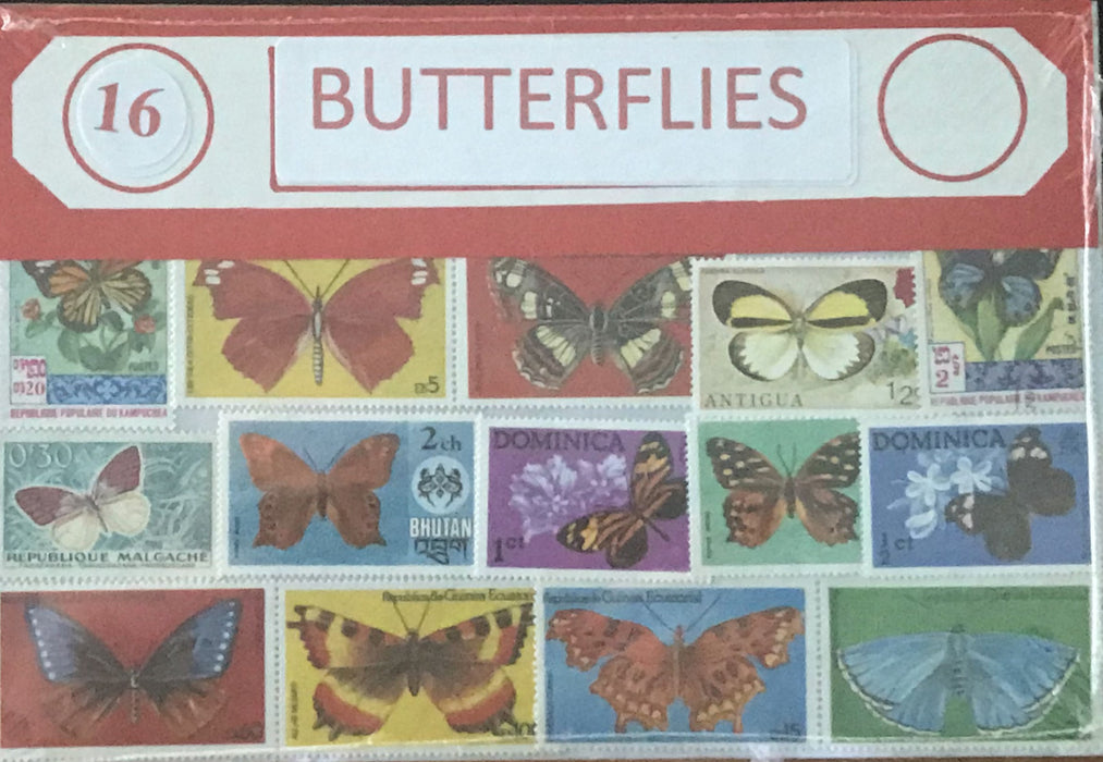 Butterflies Stamp Packet