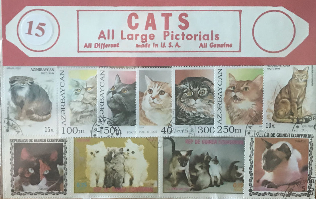 Cats Stamp Packet