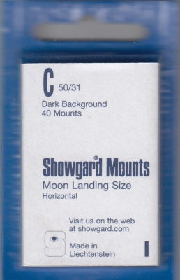 Showgard Stamp Mount C 50/31 Black