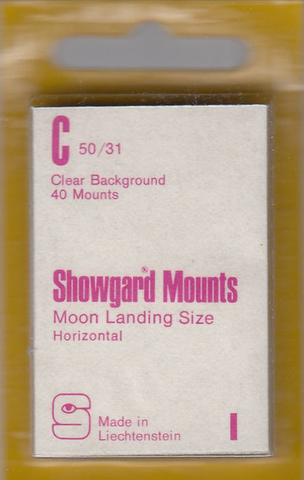 Showgard Stamp Mount C 50/31 Clear