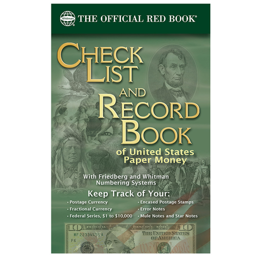 Check List & Record Book of U.S. Paper Money Whitman Book