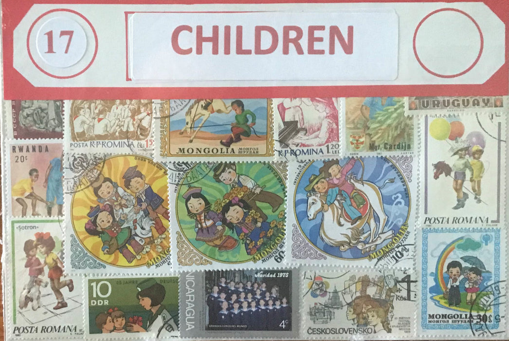 Children Stamp Packet