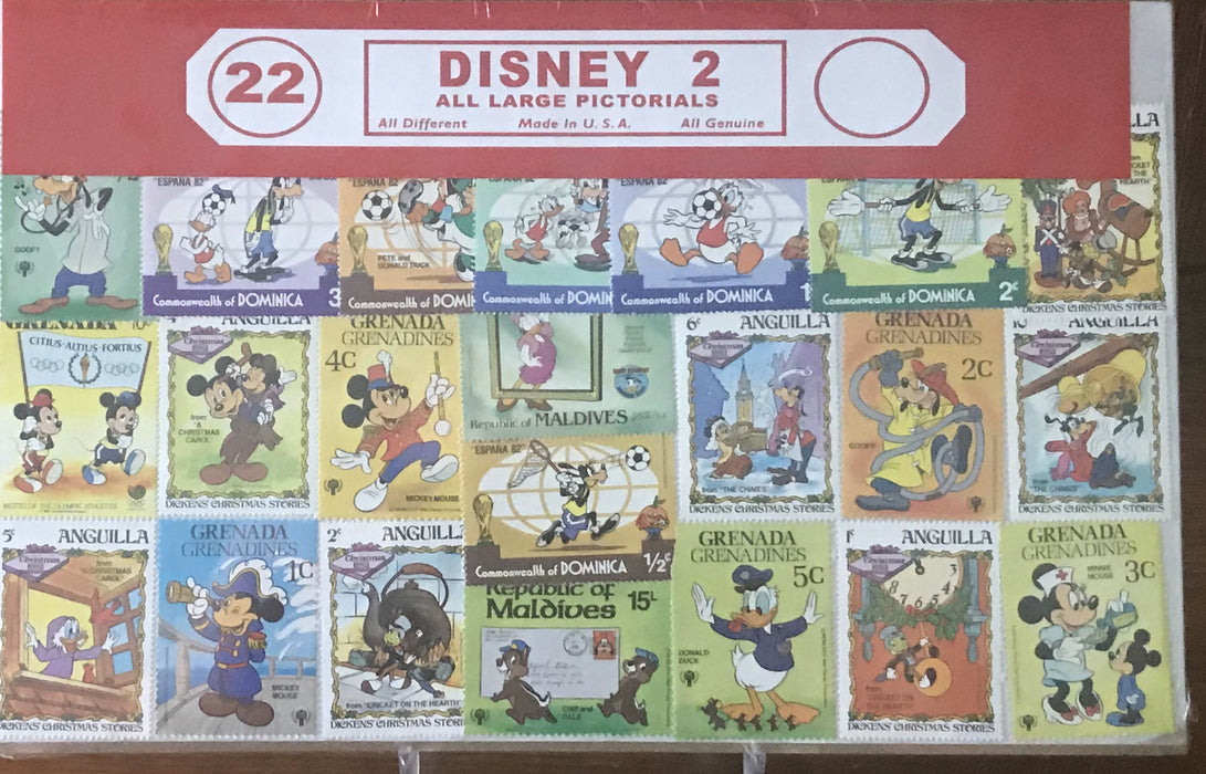 Disney 2 Stamp Packet