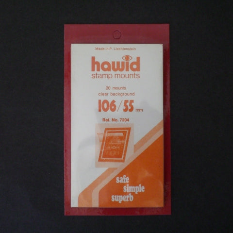 Hawid Stamp Mount H106 x 55C Clear