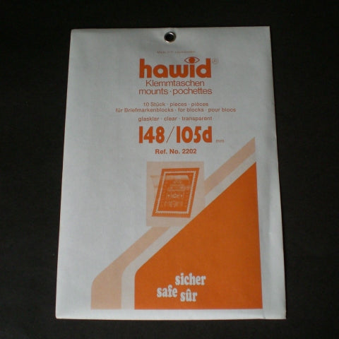 Hawid Stamp Mount 148 x 105d-C Clear