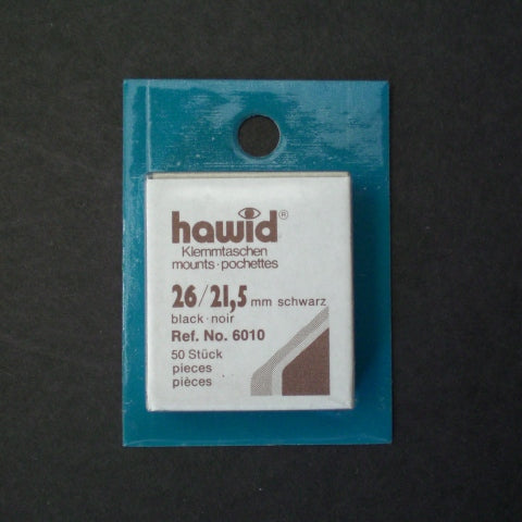 Hawid Stamp Mount H26 x 22 Black