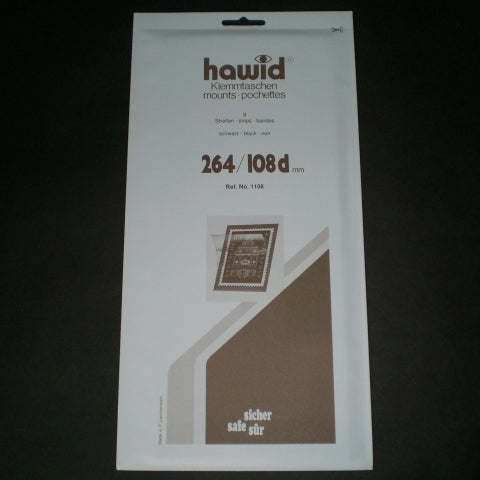 Hawid Stamp Mount H264 x 108d Black