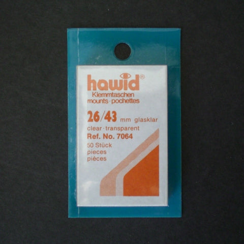 Hawid Stamp Mount H26 x 43C Clear