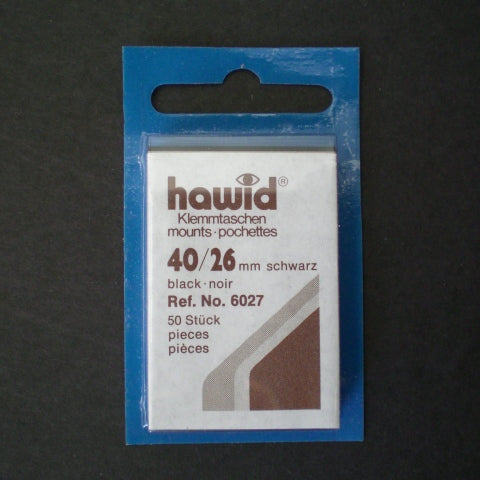 Hawid Stamp Mount H40 x 26 Black