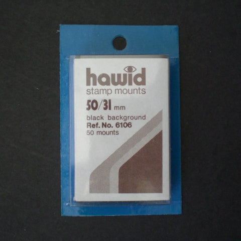 Hawid Stamp Mount H50 x 31 Black